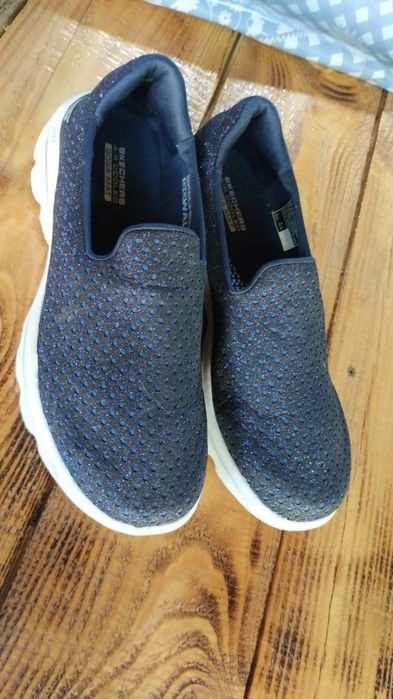 Мокасины Skechers блискучі 38
