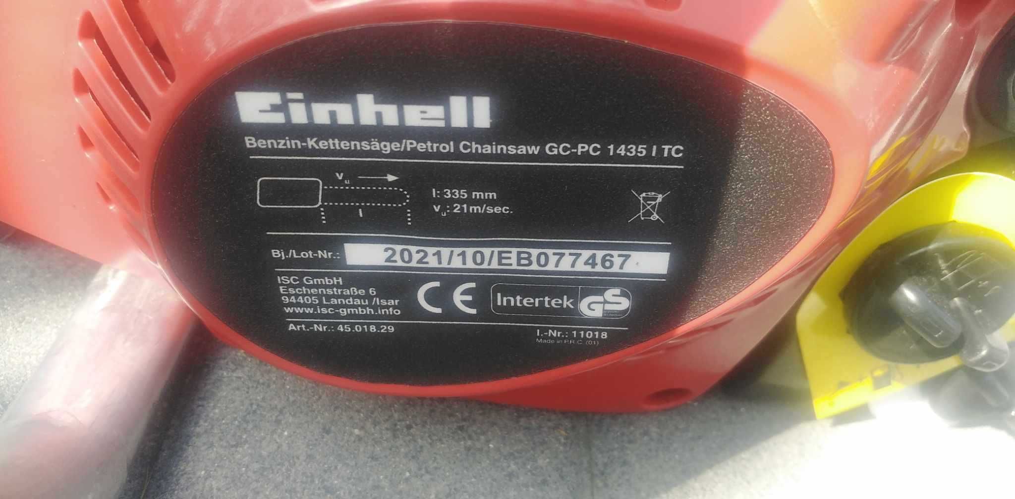 Einhell Benzin-Kettensäge GC-PC 1435 I TC