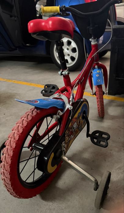 Bicicleta de Criança 12 polegadas Paw Patrol