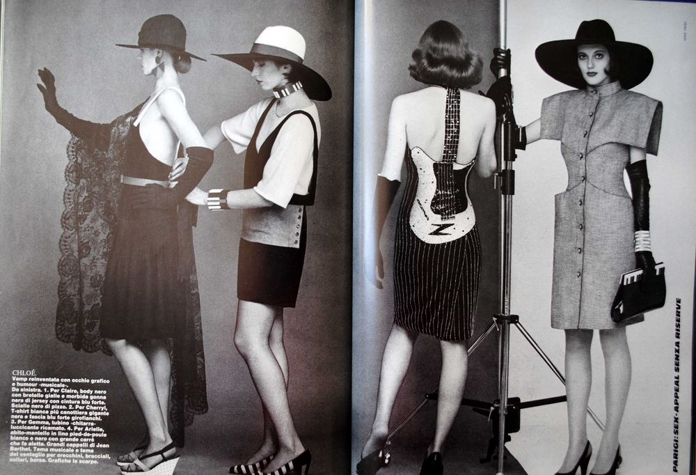 Vogue Italia magazyn mody z 1983