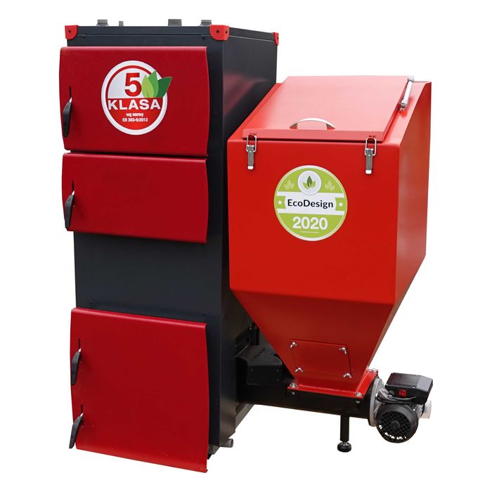 Kocioł ekogroszek kotły podajnikiem piece 5 klasy 35 kW gratis