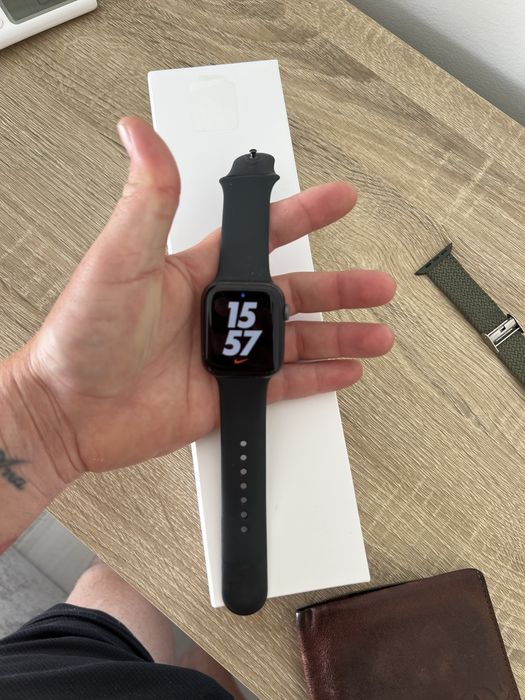 Apple watch serie 5 space Gray black muito novo . Completo