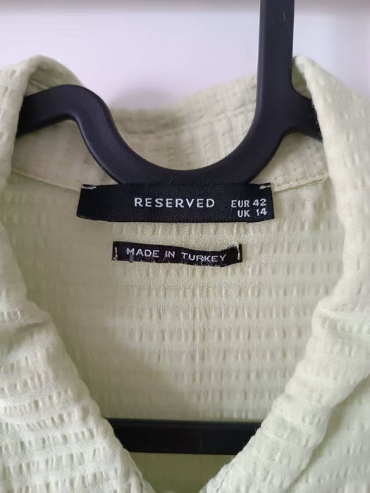 Krótka koszula jasno-zielona 42 Reserved