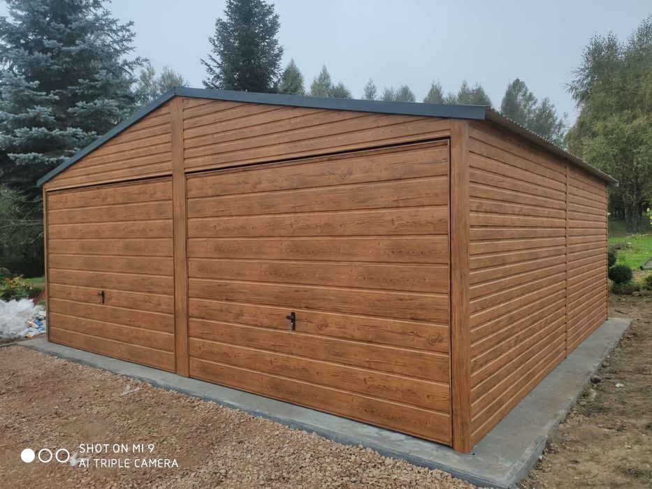 Garaż drewnopodobny 6x6