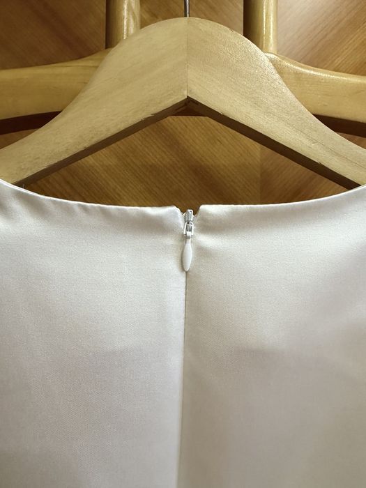 сукня/платье El.Milas белое сатиновое Sandra