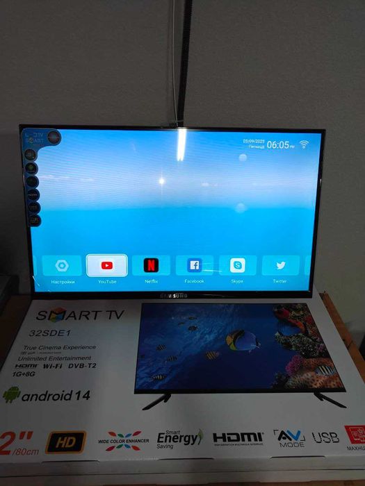 телевизор самсунг 32 дюйма тонкие рамки новый смарт тв