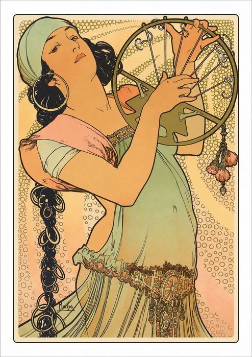 Lote 8  Cartazes Alfons Mucha