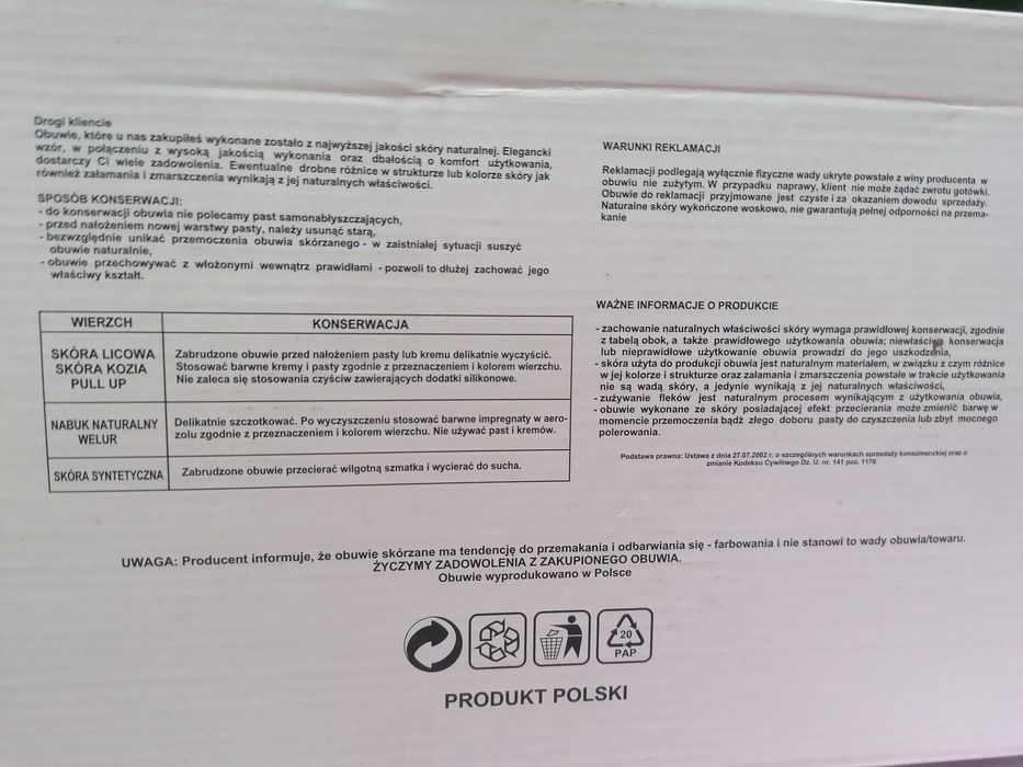 Buty na obcasie r. 39