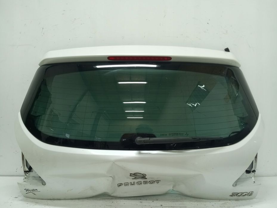 SZYBA TYLNA TYŁ Z KLAPY PEUGEOT 3008 I 13R