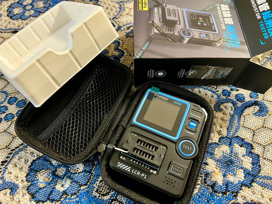 Official FNIRSI LCR P1 FULL Комплект + Кейс Tester Транзистор Тестер