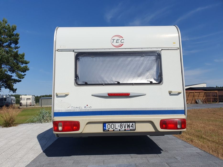 Tec Travel king2003r 4x osoby,Przedsionek,1200kg,Bojler,Media,Prysznic