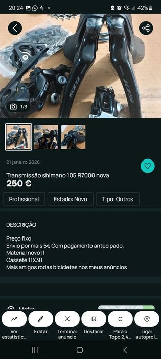 Acessórios para bicicletas oportunidades