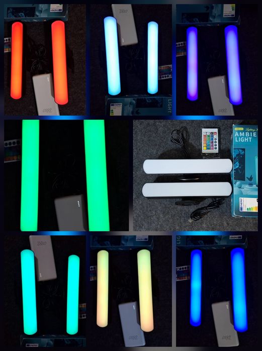Iluminação LED RGB USB PC. Nova