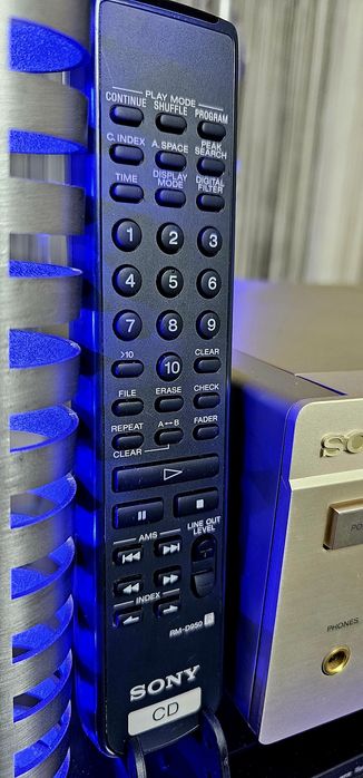 SONY CDP XA50ES+oryginalny pilot, szampański-idealny stan