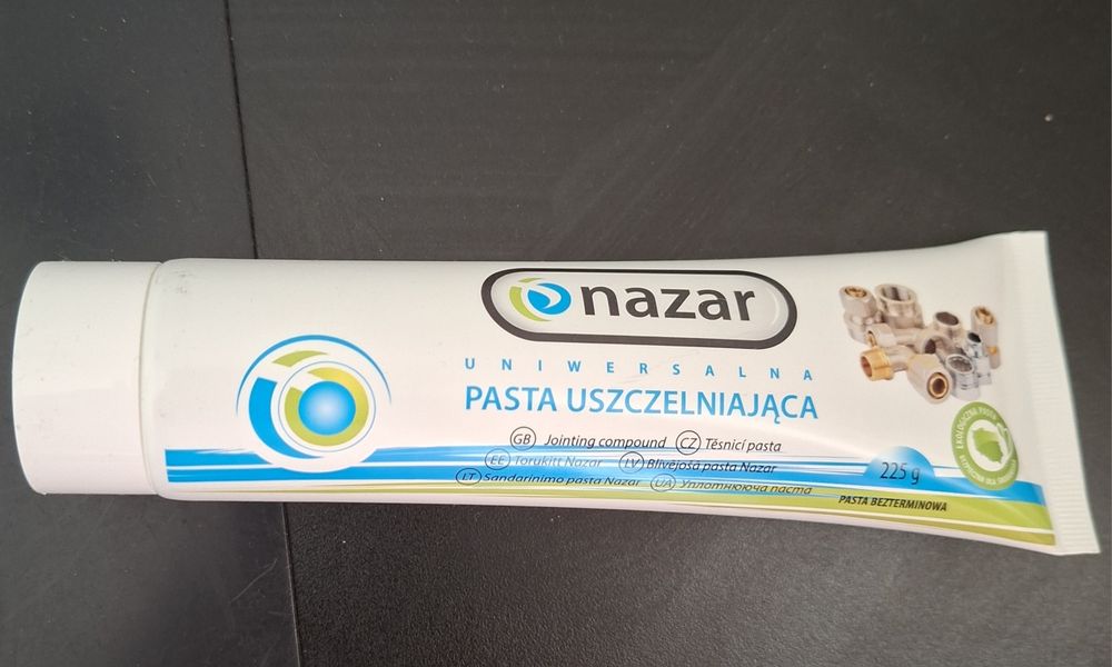 Pasta uszczelniająca gwinty. Nazar