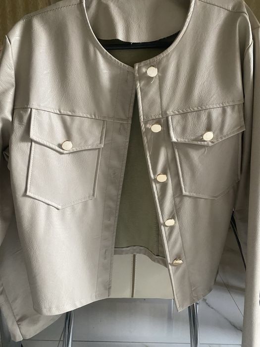 Куртка з еко шкіри