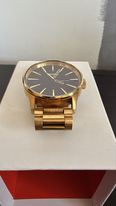 Zegarek meski Nixon Sentry SS All Gold/black