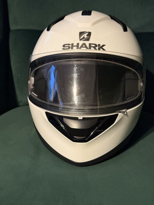 Kask integralny Shark Ridill Blank bialy rozmiar M
