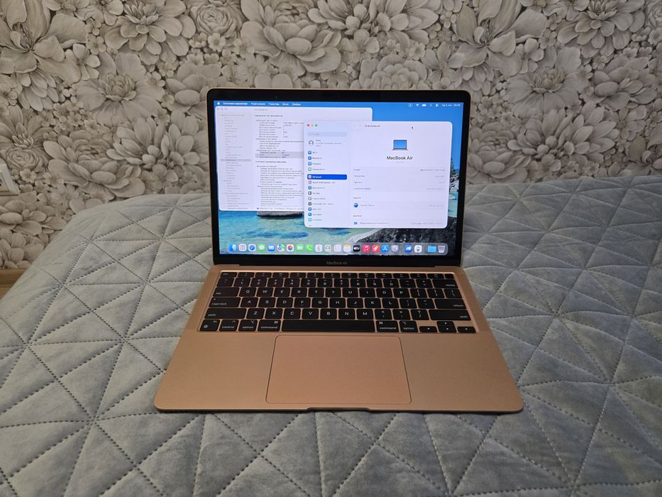 Macbook Air M1 256 Rose Gold 95% батарея