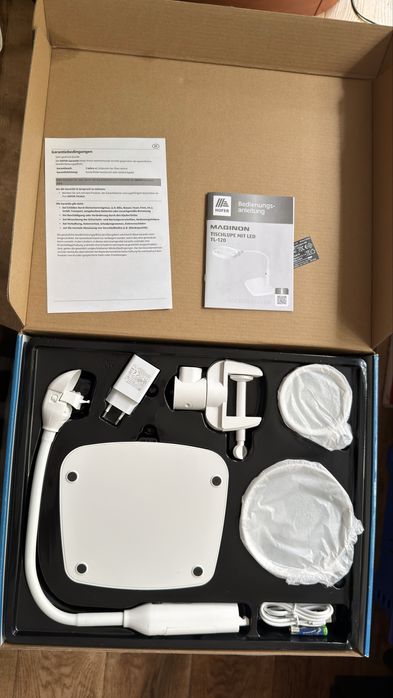 Lampa z lupą LED Maginon TL-120 1.8x/3.3x NOWA