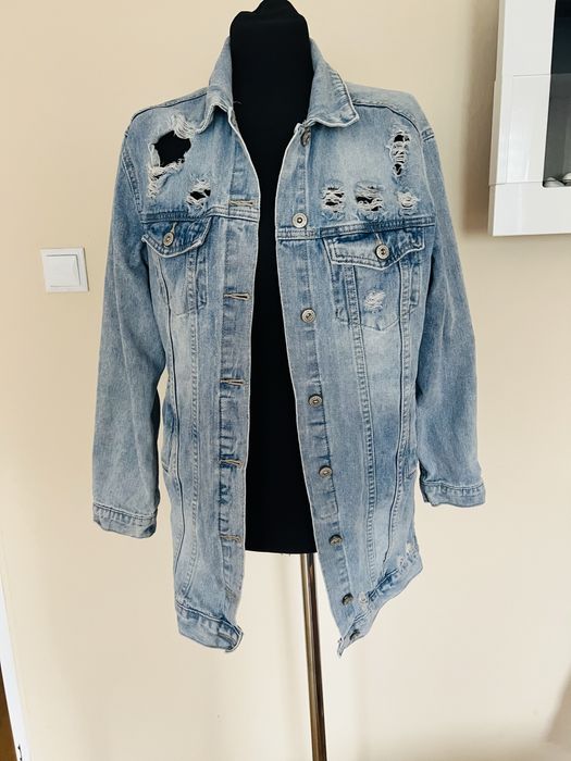 Dluga Katana jeansowa