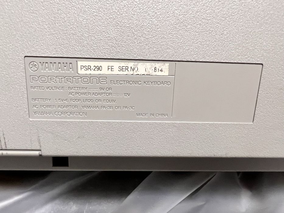 Piano yamaha PSR-290