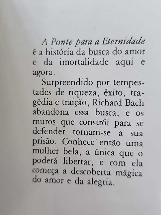 A Ponte para a Eternidade
Uma mensagem de amor
de Richard Bach