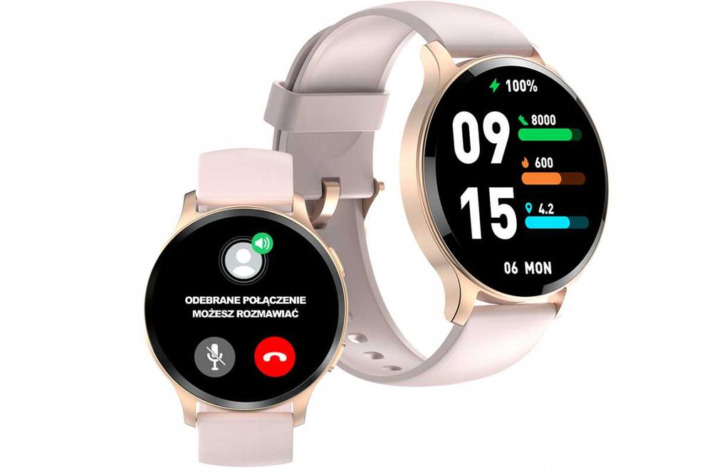 Smartwatch zegarek  rozmowy, Asystent Głosowy mp3 i inne