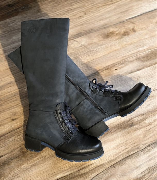 Зимові чоботи з натуральної шкіри