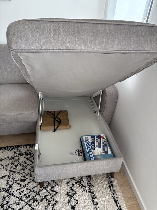 Sofá cama chaise-longue Conforama