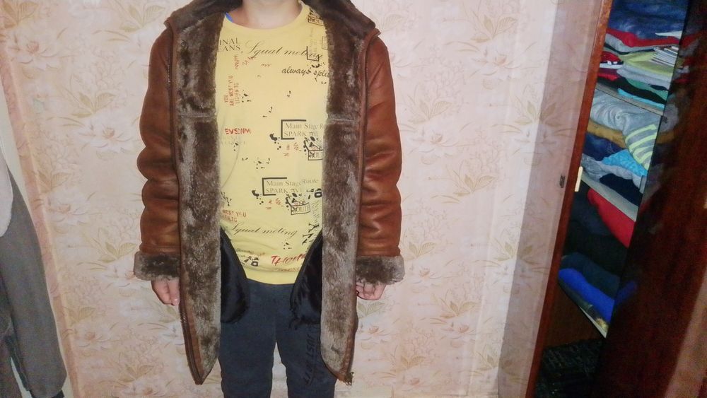 Дублёнка подростковая