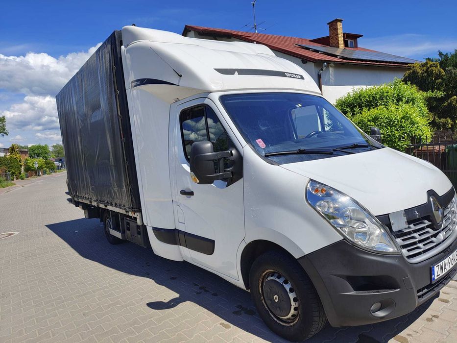 Renault master 2019r. plandeka twincab z windą