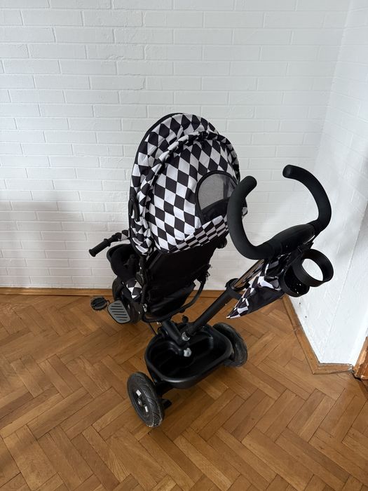 Rowerek wózek dzieciecy Kinderkraft. Nowa tapicerka.