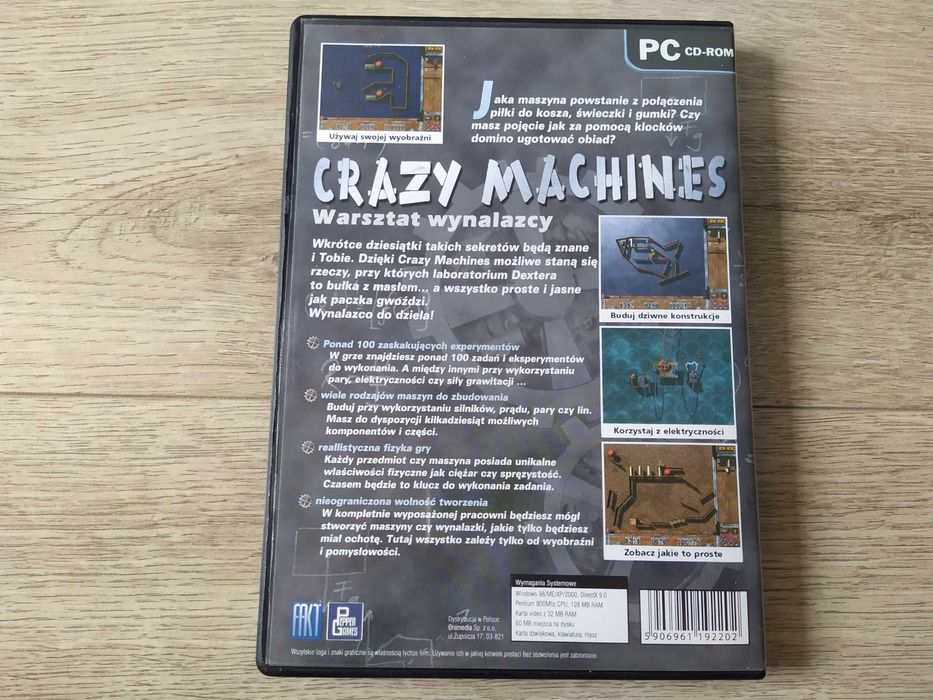 Crazy Machines: Warsztat Wynalazcy [PC] (DUBBING PL) - GRA LOGICZNA