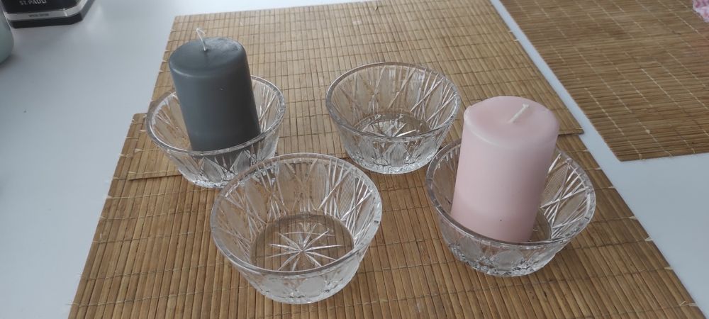 4 miseczki/ podstawki pod świece