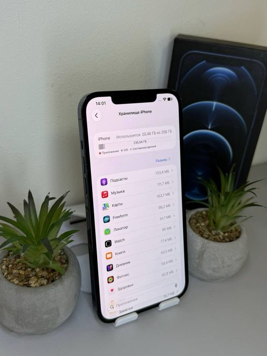 iPhone 12 Pro Max 256 GB Blue/ Neverlock/100% АКБ/ Айфон 12 Про Макс 256 ГБ