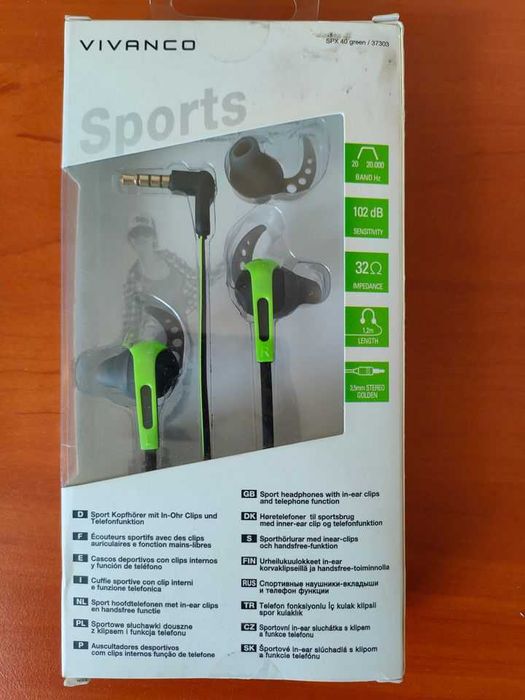 Sportowe słuchawki douszne