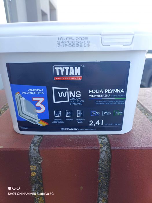 Folia płynna wewnętrzna tytan wins 2 opakowania