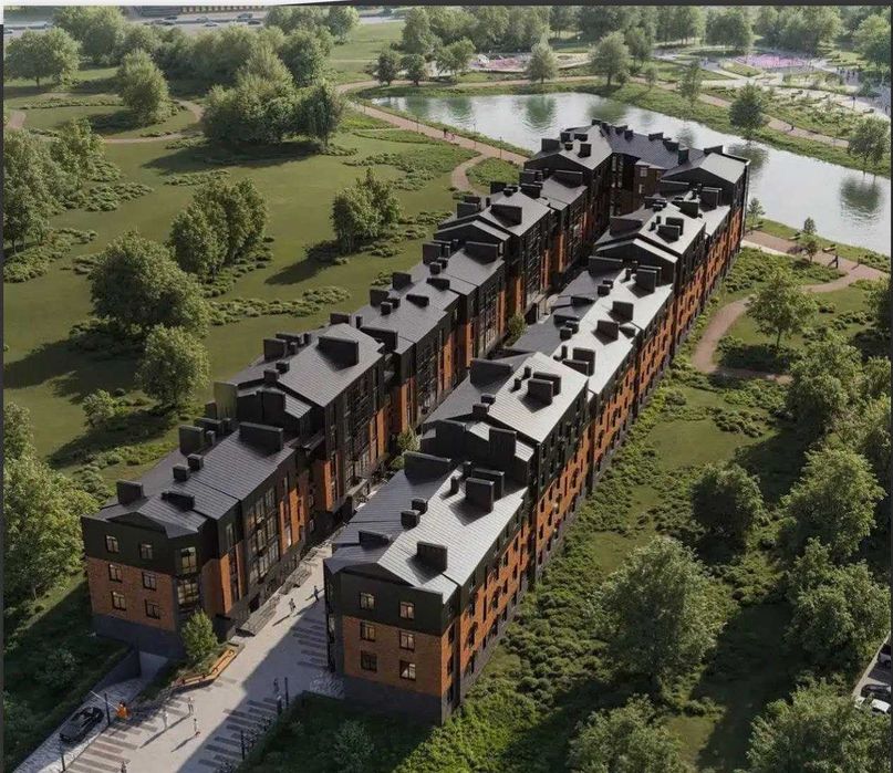 квартира ЖК Plaza Kvartal  3 біля озера