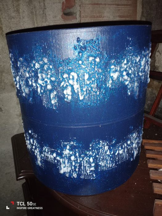 Dois abajures de teto em bom estado medidas..