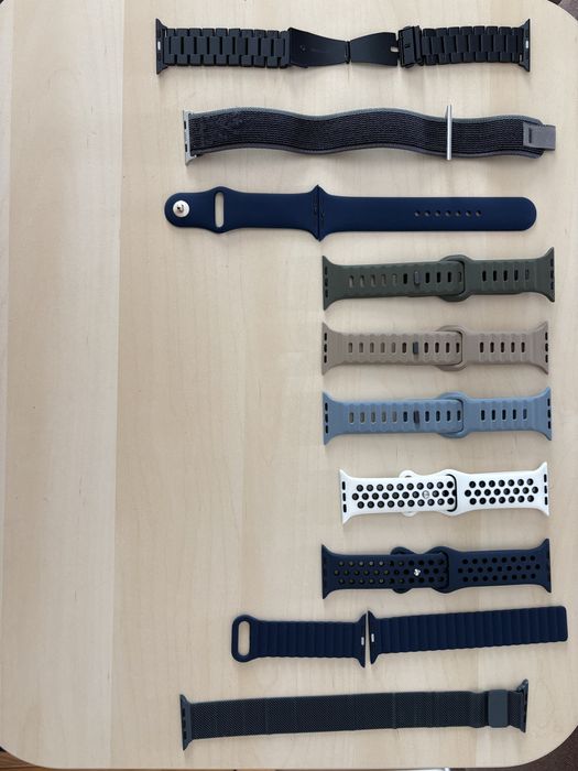 Braceletes compatíveis com Apple Watch 44 mm (Novo / Excelente estado)