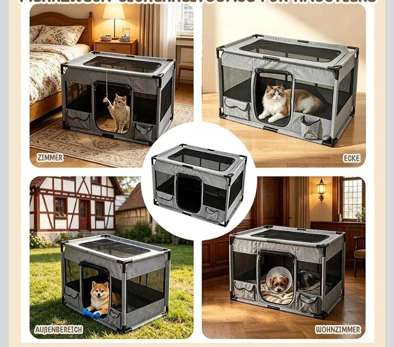 Caixa de tranporte portátil para animais