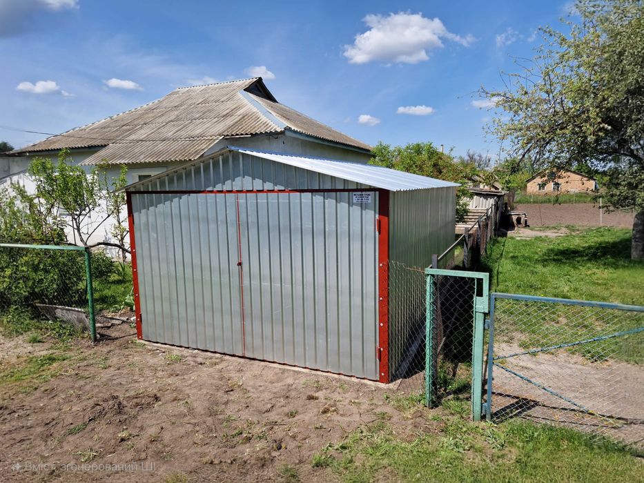 Гарж метелевий металоконструкції