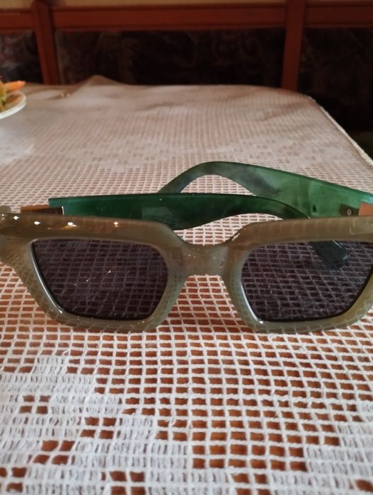 Очки зеленая оправа