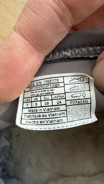 Угг классік міні діперр ugg classic mini dipper 38 розмір