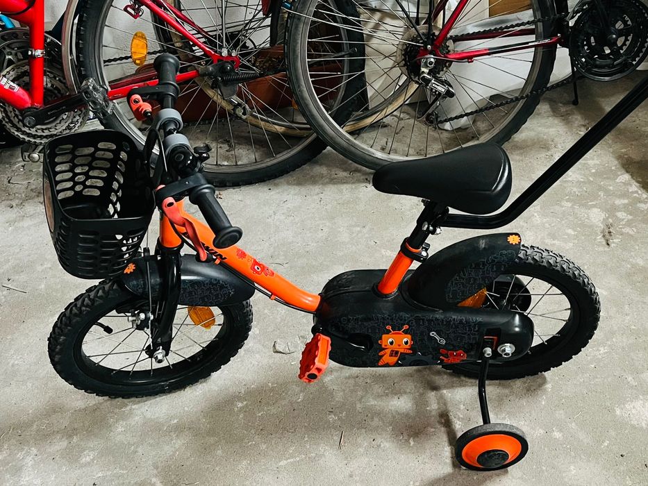 Rower 14 B-TWIN Robot 500 - kółka boczne