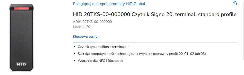 czytnik HID signo