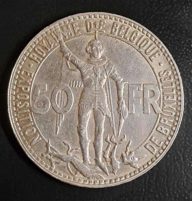 Belgia  Leopold lll 50 Franków