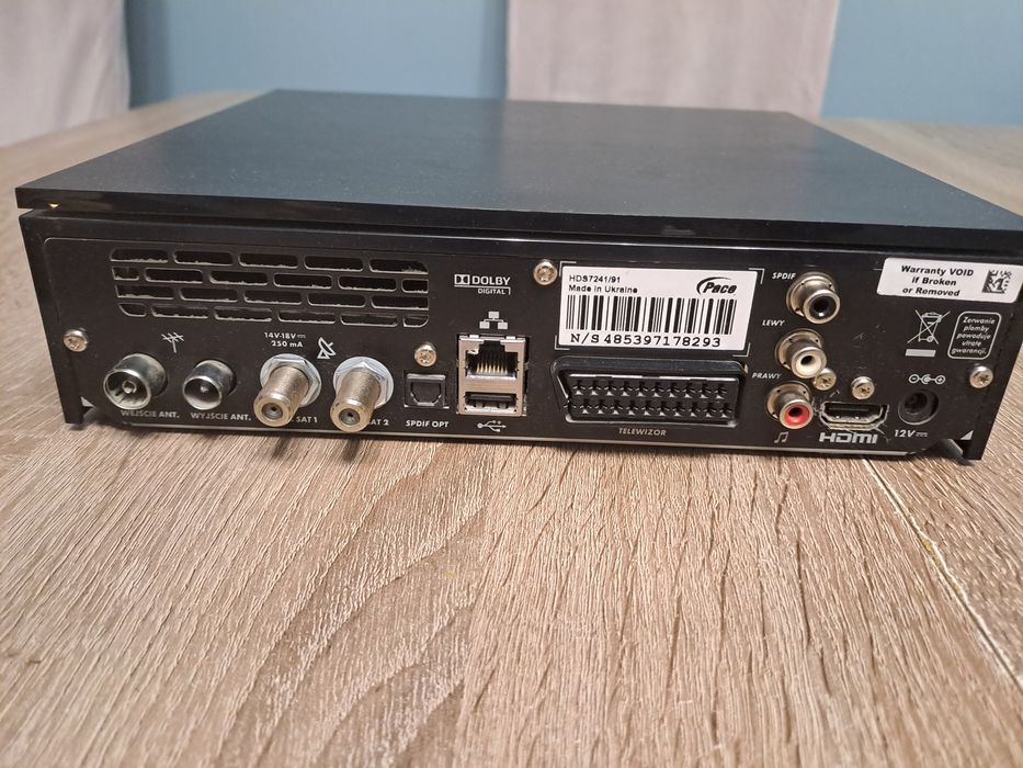 Dekoder PACE PVR 500GB