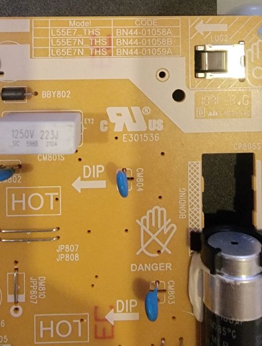 Fonte de alimentação Samsung BN44 - 01058A